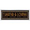6" x 36" Theater Sign Framed Wall Art, Contemporary Home Theater Movie Décor, Glass Facing and Hanging Hardware Included